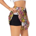 thumbnail image 3 of Lsque Fruit-Flavored Ice-Cream Printed Women's Running Shorts with Liner Pockets,Elastic Quick Dry Workout Athletic Gym Yoga Shorts,Womens High Waist Shorts-, 3 of 9
