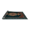 thumbnail image 2 of Ahgly Company Indoor Square Persian Light Blue Traditional Area Rugs, 7' Square, 2 of 4