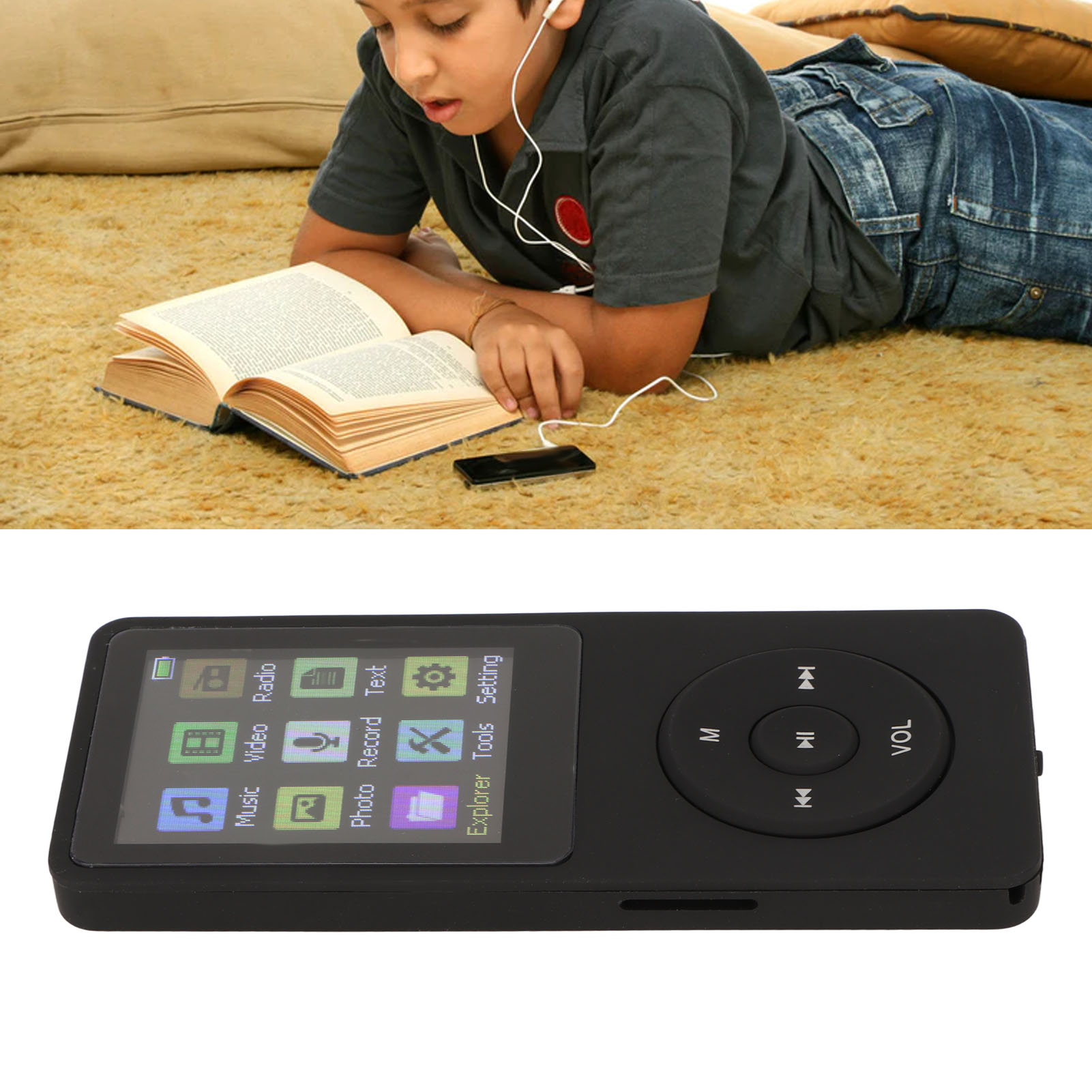 Reproductor de sonido, reproductor de música digital Reproductor de 1,8 ...