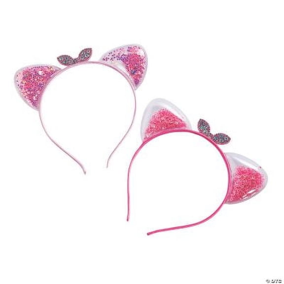 Transparent Confetti Headbands, Birthday, Apparel Accessories, 12 Pieces