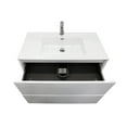 thumbnail image 3 of SERA Fleur Coiffeuse de Salle de Bain Blanche, 3 of 7