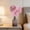 Pink, variant on HCBY Artificial Gerbera Daisy Flowers for home decor, 3-piece silk flower bouquet with realistic petals, Multi-color options for wedding photography, Natural-looking fake flower arrangement