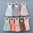 thumbnail image 5 of nipocaio 1pc Cute Dress Hand Towel Coral Velvet Absorbent Kitchen Dry Soft Towel, 5 of 5