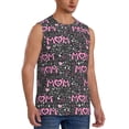 thumbnail image 2 of Haiem Men's Lovely Mom Ever Print Tank Tops Summer Sleeveless Cut Off Workout T-Shirts Fitness Vest Athletic Undershirts-XX-Large, 2 of 8