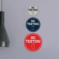 thumbnail image 4 of Signs ByLITA Circle No texting (Cellphone) Sign (Blue) - Medium, 4 of 6