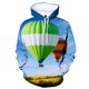 thumbnail image 3 of Sudadera con capucha y estampado 3D de globo aerostático colorido para hombre, moda informal, sudadera de manga larga, abrigo de calle, ropa, 3 of 5