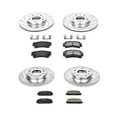 thumbnail image 3 of PowerStop Front and Rear Z23 Evolution Sport Carbon-Fiber Ceramic Brake Pad and Drilled & Slotted Rotor Kit Fits: MAZDA Select Models K2449, 3 of 10