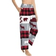 thumbnail image 2 of Daiia Buffalo Plaid Forest Women's Sleep Pant with Pockets and Drawstring,Pajama Pants-Medium, 2 of 9