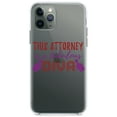 thumbnail image 1 of DistinctInk Clear Shockproof Hybrid Case for iPhone 11 Pro MAX (6.5" Screen) - TPU Bumper Acrylic Back Tempered Glass Screen Protector - This Attorney is a Fabulous Diva, 1 of 1