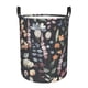 thumbnail image 1 of Fotbe Wildflower Watercolor 1 Cesto de Ropa con Asas, Cesto Impermeable de Gran Capacidad, Bolsa de Lavado para Dormitorio, Cesto de Ropa con Ruedas y Asas-Small, 1 of 6