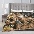 thumbnail image 3 of W-W-E Blanket, Super Soft Throw Blanket For Wrestling Fans, Cozy Flannel Blankets, Warm Blankets For Couch Sofa Bed, 60"X50", 3 of 8