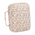 thumbnail image 3 of Estuche para Biblia con asa, bolso compacto, estuche de transporte multifunción Flor roja, 3 of 8