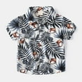 thumbnail image 3 of Akiihool Boys Button Shirt Short Sleeve Boys' Short Sleeve Dress Shirts Formal Clothes (White,18-24 Months), 3 of 3