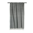 thumbnail image 2 of Black Herringbone Stripe Throw, 2 of 3