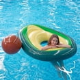 thumbnail image 2 of Jinsinto Giant Inflatable Avocado Buoy, Pool Air Mattress With Special Quick Release Valve 160 Cm (avocado), 2 of 5