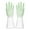 Green GNM, variant on Latrodar Housework Cleaning Gloves Plastic Durable Dishwashing Gloves Upgraded h Pot Laundry Gloves Green 7.2x6.4 Inch Home Tools