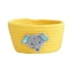 thumbnail image 2 of Cesta de almacenamiento de hilo de de estilo japonés, juguetes de , caja organizadora de artículos diversos para dormitorio, sala de estar amarillo Baoblaze Cesta de almacenamiento tejida a mano, 2 of 8
