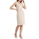 thumbnail image 4 of Vestido de tweed sin mangas para mujer INSPIRE CHIC 2025 Verano Oficina Trabajo Escote en V Vestidos Bodycon L Lino, 4 of 5