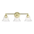 thumbnail image 6 of Livex Lighting - Moreland - 3 Light Bath Vanity In Transitional Style-8.75, 6 of 11