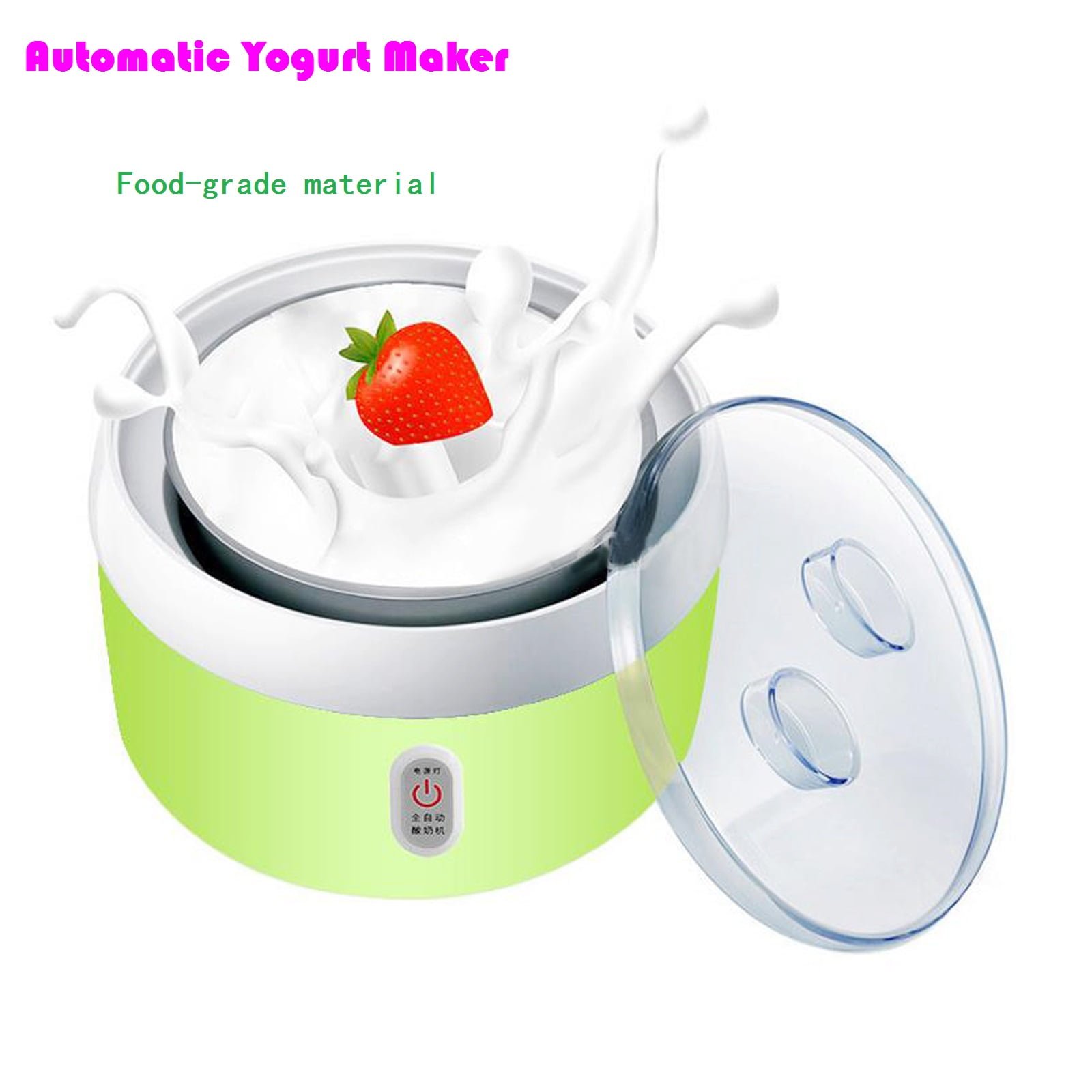 1.2L 15W Electric Automatic Yogurt Maker Stainless Steel Liner