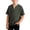 Army Green, variant on NORO ARK Boys Waffle Knit V-Neck T-Shirt Soft Short Sleeve Casual Top For Kids Khaki Size 4T