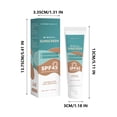 thumbnail image 2 of SZBAOAN Natural Mineral Sunblock for Face and Body,Non Chemical Safe Physical Sunblock,Water Resistant Sea Safe Formula,Travel Size 50ml, 2 of 7