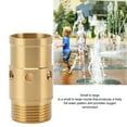 thumbnail image 4 of Water Fountain Nozzle Spray, Offer Oxygen Enrichment Brass Small To Large Injector Nozzle Pond Sprinkler Head Compact  for Library, 4 of 7