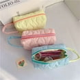 thumbnail image 6 of Cute Handbag Flowers Ins Style Zipper Candy Colors Makeup Bag Korean Style Toiletry Bag Women Cosmetic Bag Storage Bag YELLOW, 6 of 8
