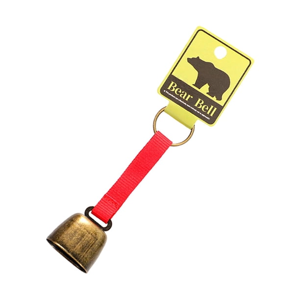 Campana de Metal Zulema para Perro Correa Roja Bronce Campana de Oso al Aire Libre