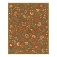 thumbnail image 2 of Pasargad Home Agra 96" x 120" Hand-Tufted Lamb's Wool Area Rug in Brown/Beige, 2 of 2