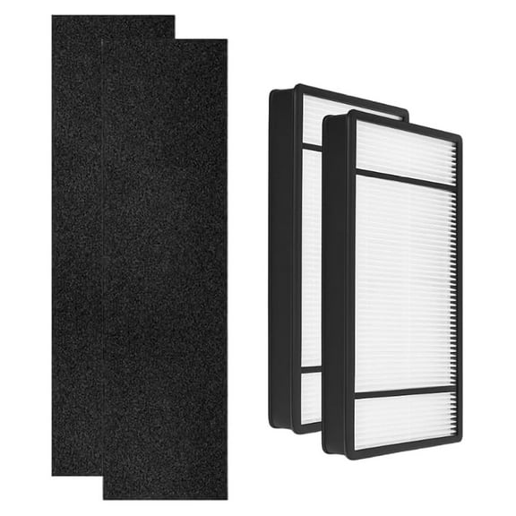 True HEPA Replacement Filter H   Carbon Pre Filter B Compatible with HRF-H1 HRF- HRF-B1. Fits Model HPA050, HPA150, HPA060, HPA160, HHT055, HHT155, 2 Sets