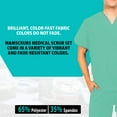 thumbnail image 4 of ACTIVE UNIFORMS Men Scrub Set Medical Scrub Top and Pants (Surgical Green, XX-Small), 4 of 6