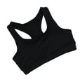 thumbnail image 6 of Women's Sports Bra - Padded Racerback Yoga Bra Crop Tank Top with Built in Shelf Bra, 6 of 8