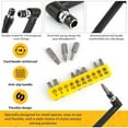 thumbnail image 7 of 17 Piece Angle Screwdriver Attachment, 105° Angle Screwdriver Cordless Screwdriver Attachment, Angle Screwdriver Kit with L Key, 3 Hex Shanks, Bit Holder Extension, Builder's Angle Drill Attachment, 7 of 7