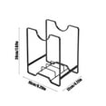thumbnail image 3 of Pot Lid Organizer Rack for Kitchen Countertop - Multi-Functional Drainer Tray for Dishes and Lids, 3 of 6