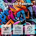 thumbnail image 3 of Graffiti Velvet Throw Pillow Covers with Unique Patterns - Set of 2, 16x16, 18x18, 20x20 Inches or Living Room, Bedroom, and More!, 3 of 6