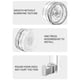 thumbnail image 3 of Knob Suction Cup Hook Strong Vacuum Adhesive Hook Load-bearing And Traceless Multifunctional Hook For Household Bathroom Adsorption, 3 of 7