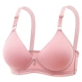 thumbnail image 1 of Harpily 2025 Bra Women Clearance Lace Back Button Shaping Cup Adjustable Shoulder Strap Large Size Underwire Bra, 1 of 2