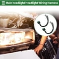 thumbnail image 3 of Conjunto de arnés de cableado de faros Unique Bargains No.11410653/GL30114021/F33A14 para Kia Optima 2018-2020 Faros principales Cable de arnés 15 Pcs Terminales 1 conjunto, 3 of 7