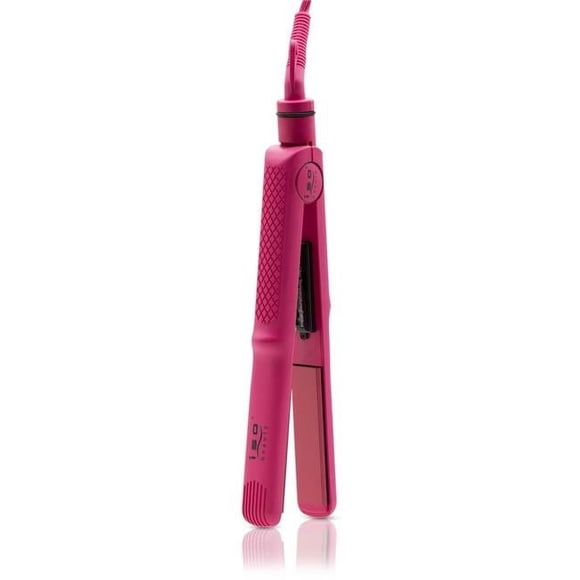 ISO Beauty ISOTPTHOTPINK-208PRO Turbo Silk Pro Fer Plat 1 Pieds Plaqué Titane - Rose