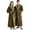 Green, variant on Seductiva Clothing Terry Cloth Robes for Women Unisex Bathrobe Pocket Breathable Flannel Long Splicing Soft Sleepwear SPA Robe Soft Ladies Sleepwear