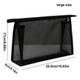 thumbnail image 2 of weibbin Transparent Mesh Cosmetic Bag Multifunctional Storage Bag Three-dimensional Travel Washing Storage Bag Large-capacity Portable Lipstick Bag, 2 of 5