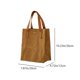 thumbnail image 3 of Bolsa de papel reutilizable y lavable con asas | Bolsa de la compra para la cocina, el mercado y los viajes | Bolsa plegable para el almuerzo, picnics y almacenamiento diario, 3 of 8