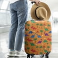 thumbnail image 2 of Orange Dinosaur Volcano Pattern Luggage Cover Fashion Suitcase Cover Baggage Covers Fit 25-28 Inch Luggage (Go Travel), 2 of 5