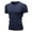Navy, variant on Hfyihgf Mens Compression Shirt Dry Fit Moisture Wicking Workout Short Sleeve Tops Gym Muscle Tee Bodybuilding Quick Dry T Shirts(Black,S)