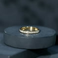 thumbnail image 6 of Rosec Jewels Certified Moissanite Half Eternity Ring - Minimal Stackable Ring for Women - D-VS1 Quality, 10K Yellow Gold, US 7.00, 6 of 9