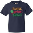 thumbnail image 3 of Inktastic Christmas Baking Spirits Bright with Green Oven Mit Youth T-Shirt, 3 of 5