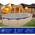 thumbnail image 2 of 12' x 24' Platinum Pro-Shield Oval Winter Pool Cover, 2 of 5