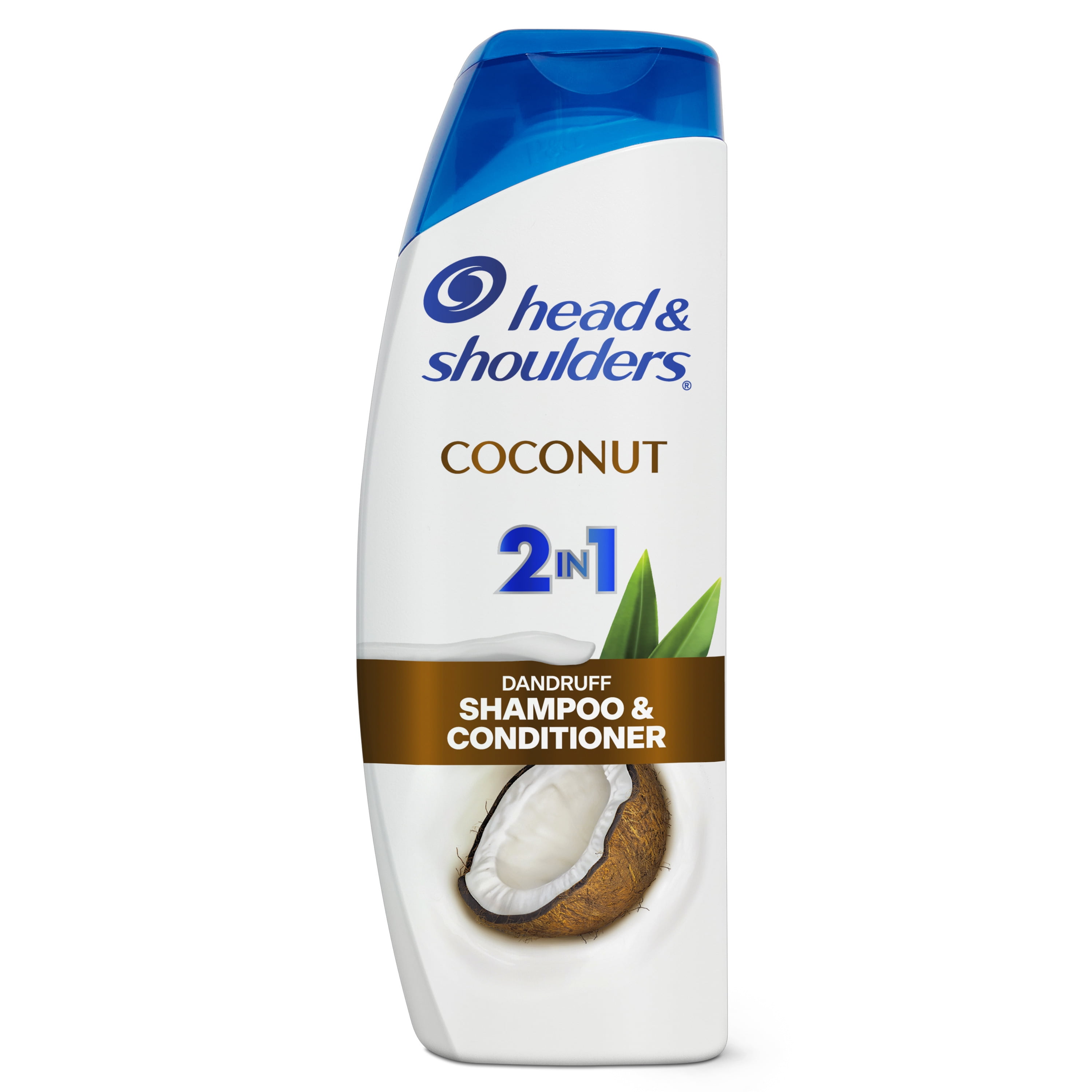 Head and Shoulders 2 in 1 Dandruff Shampoo and Conditioner, Coconut, 12.5 oz