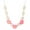 Rose Red, variant on Versatile Soft Clay Floral Shell Pendant Necklace Matching Formal Casual Attire Elegant Jewelry